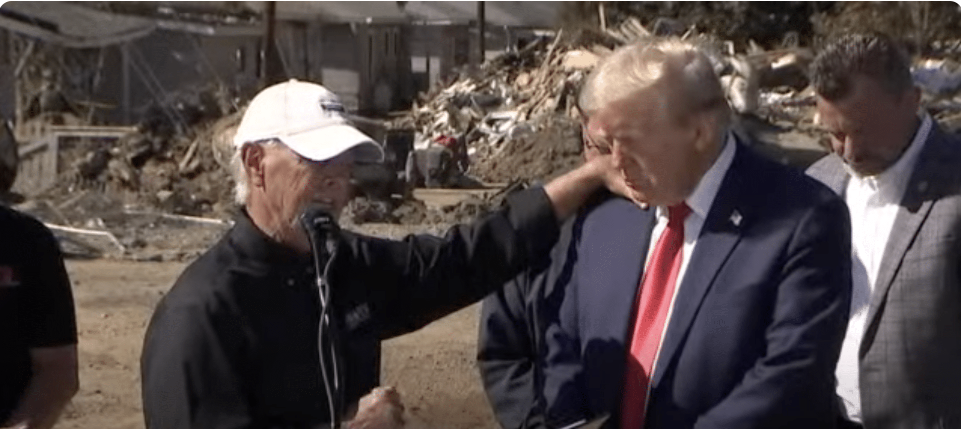 (WATCH) Christian business owner in North Carolina prays over Trump